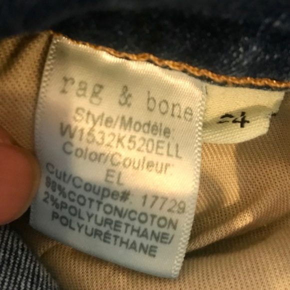 R&B High Rise Skinny with Large Rip - Picture 5 of 5